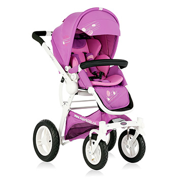Babyruler嬰兒推車輕便折疊可躺嬰兒車寶寶傘車兒童手推車ST136升 白色